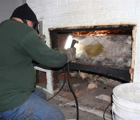 furnace electrical box|repairing firebox in fireplace.